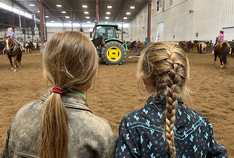Tiny saddles and youth rodeo