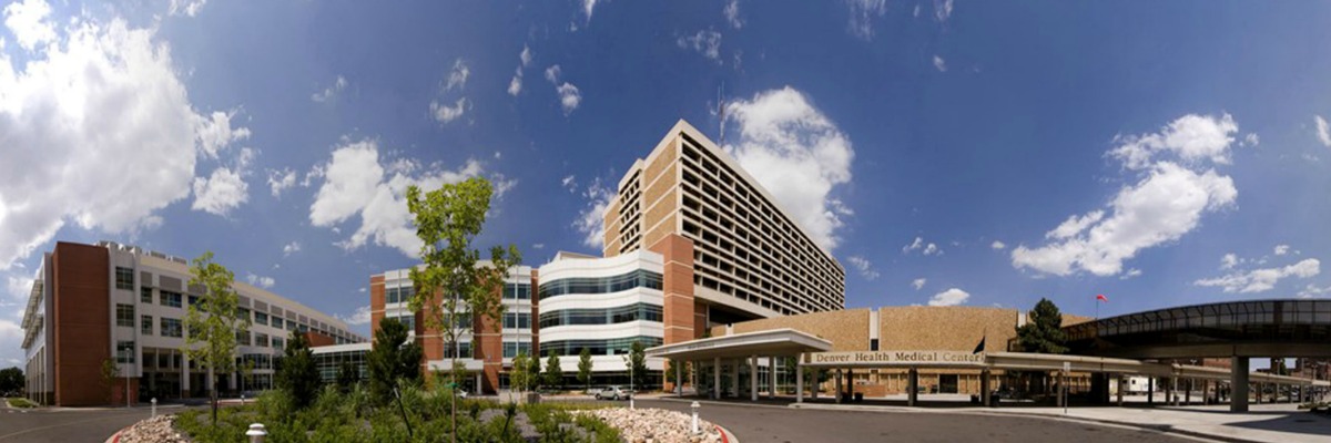Photo of the exterior of Denver Health.