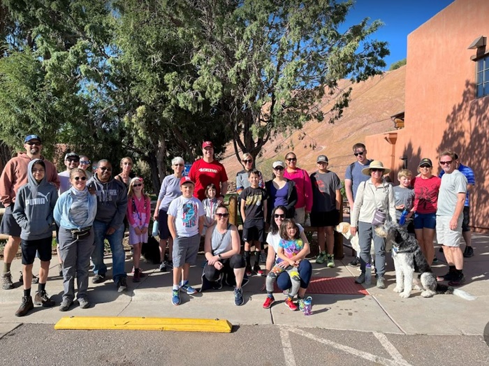 Group photo from Rehab at Red Rocks on May 14, 2022