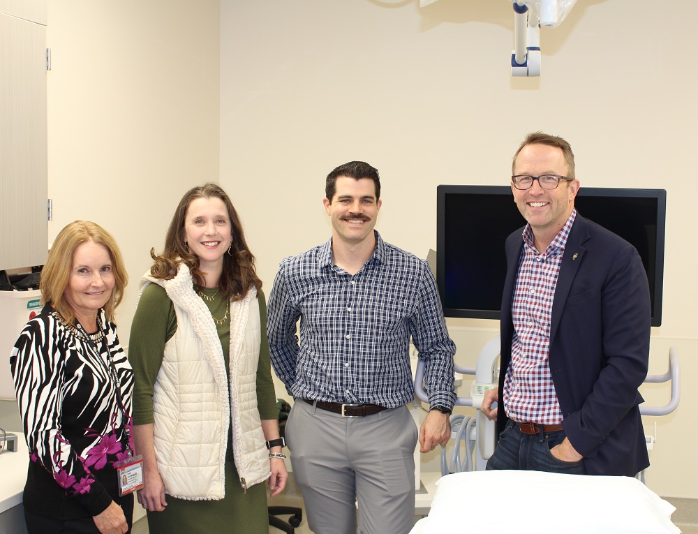 Photo with Drs. Barlow, Stoffers, and Laker