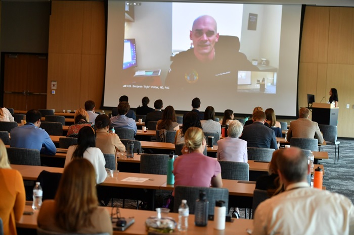 Colonel Dr. Potter presenting at Gersten Day 2022