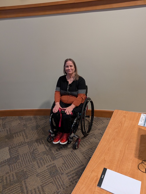 Dr. Pam Wilson before her presentation at Gersten Day 2025.
