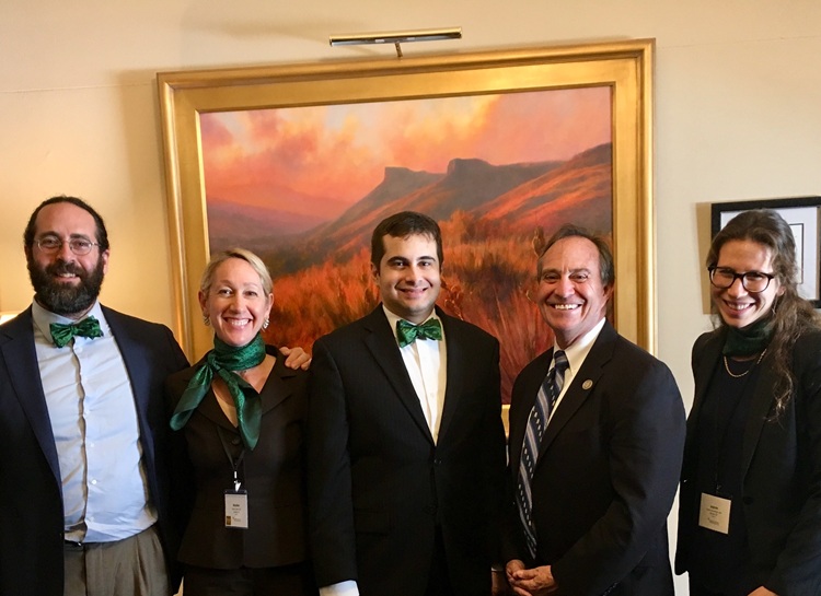 Dr. Baer and others standing with former US Representative Ed Perlmutter.