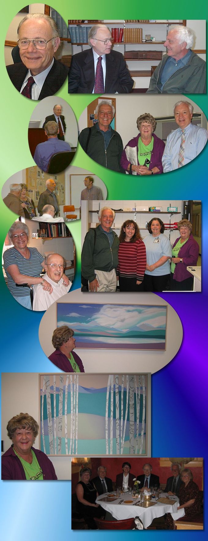 Photo collage from 2003 A R Martin Lecture