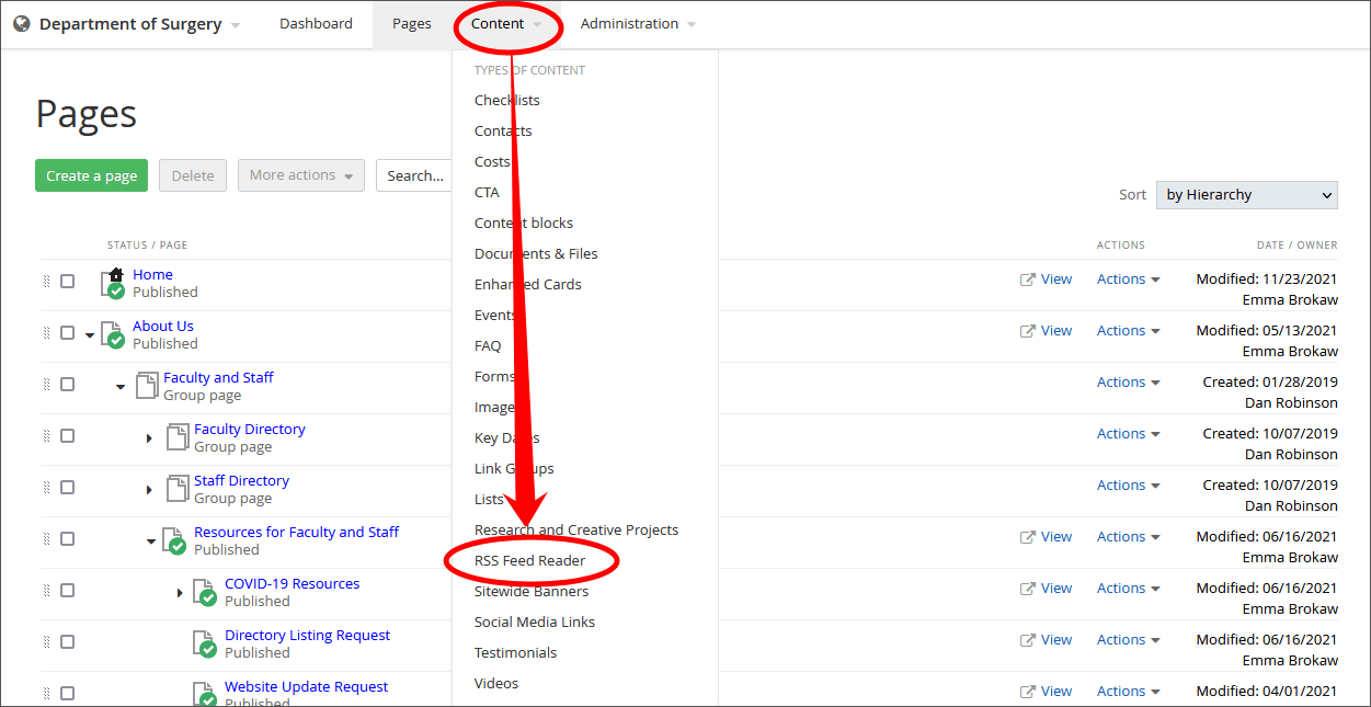 PubMed RSS Feed -- Step 4