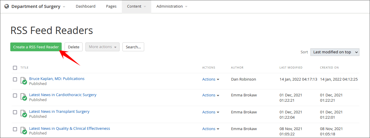 PubMed RSS Feed -- Step 5