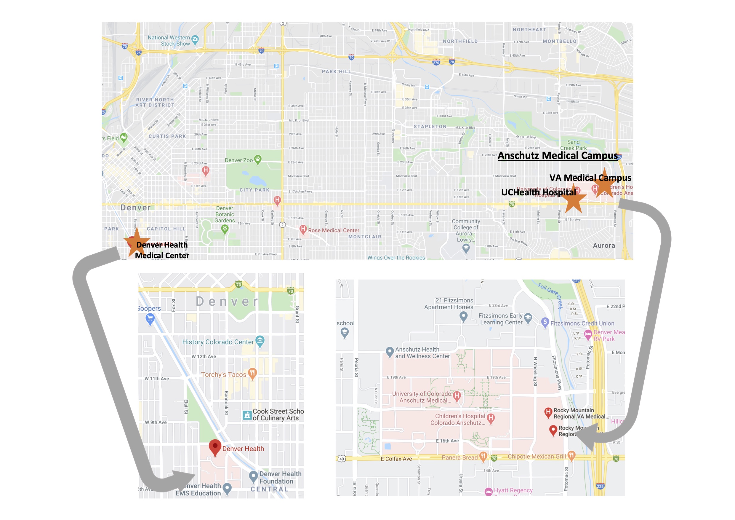 Training Facilities Map