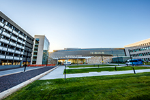 veteran's medical campus from ground