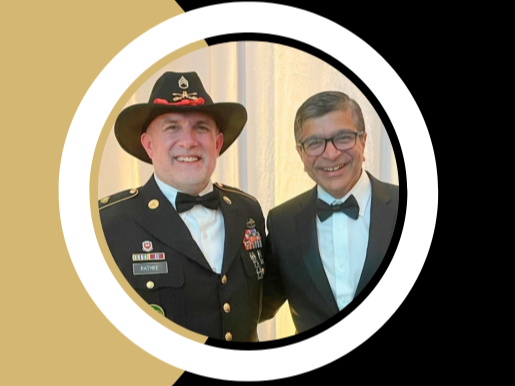 Patient Dan Rathke with his doctor, Sachin Wani, MD, at the University of Colorado Anschutz Cancer Center