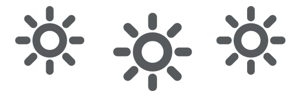 Sun and drops
