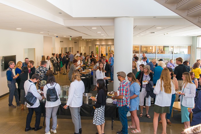 Reception after the 2024 White Coat and Oath Ceremony.