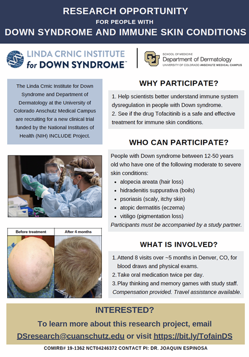 Image of Tofacitanib Clinical Trial flyer