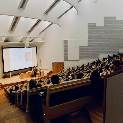 College lecture hall