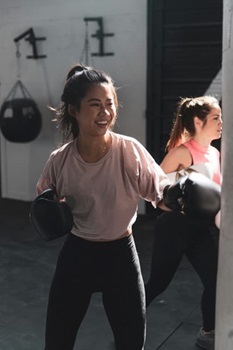 woman exercising