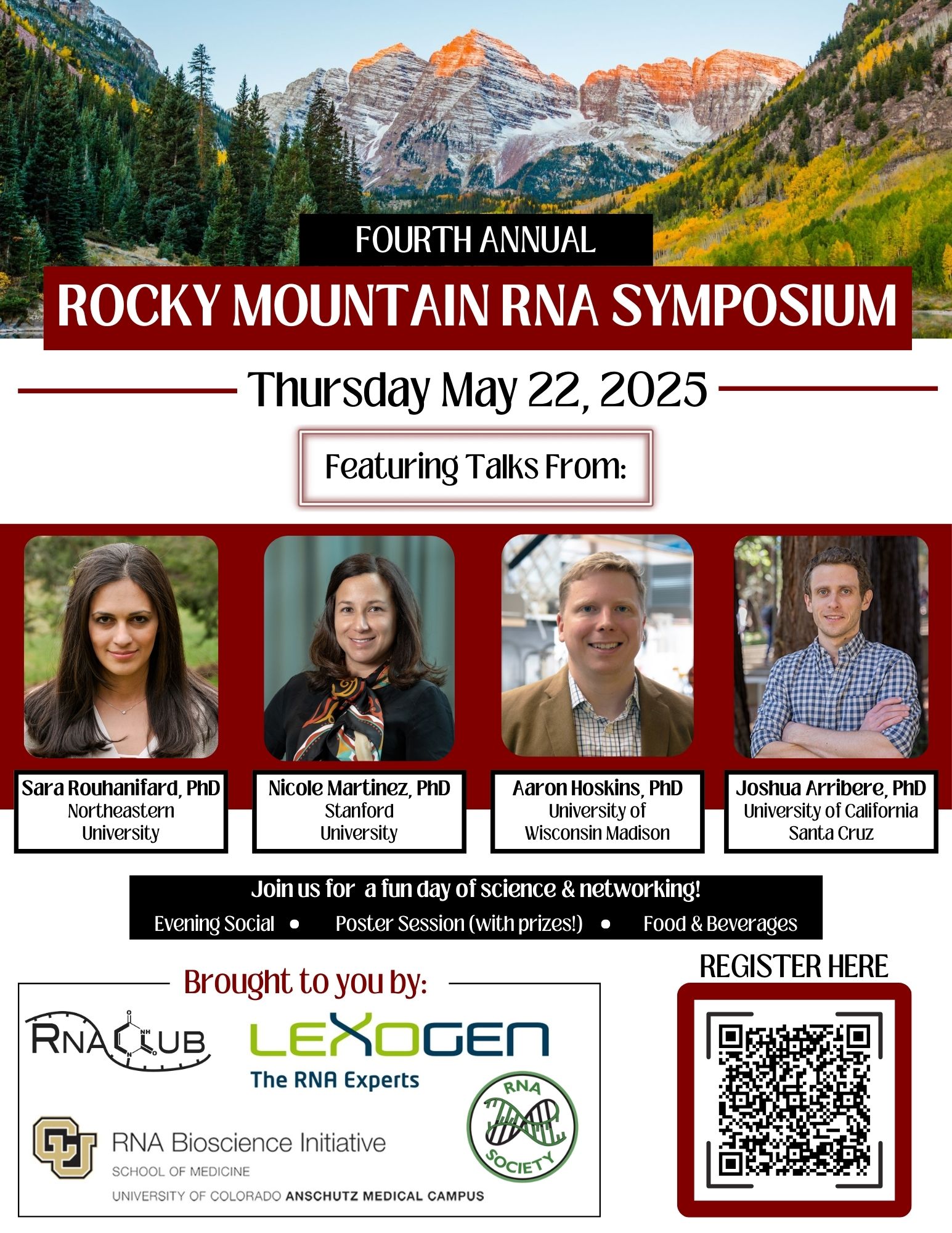 A flyer for the Rocky Mountain RNA Symposium